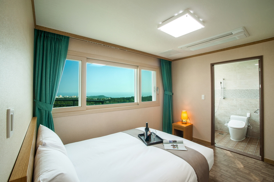 특실(룸2,욕실, 거실, 자쿠지)